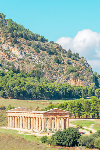 Sizilien + Der Tempel von Segesta