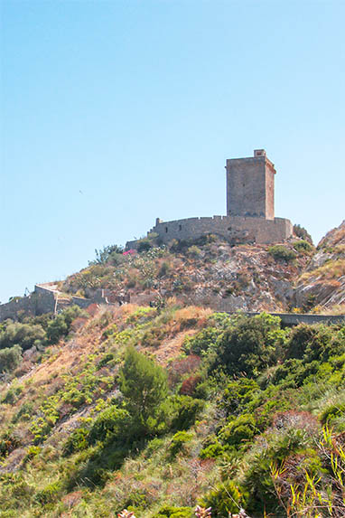 Sizilien - Altavilla Milicia - Normannischer Turm