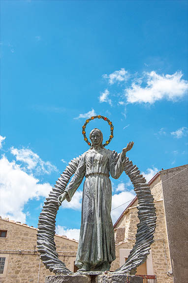 Sizilien - Gangi - Marien-Statue