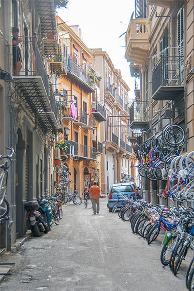 Sizilien - Palermo - Fahrrad - Läden