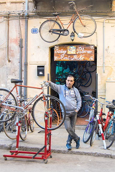 Sizilien - Palermo - Fahrrad - Oldtimer leihen