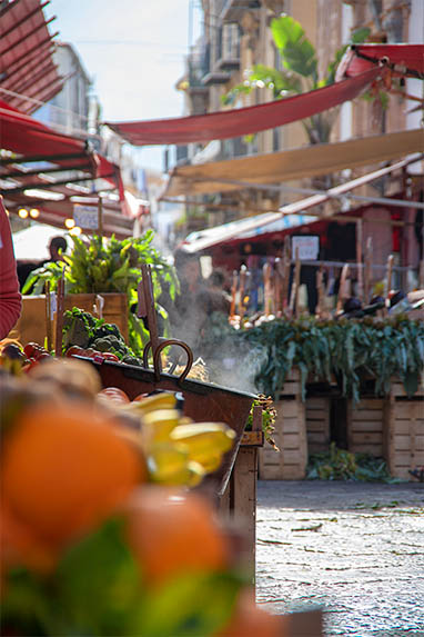 Sizilien - Palermo - Mercato del Capo - Frisches Obst und Gemüse