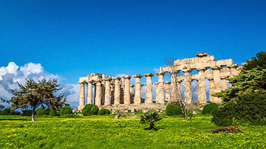 Immense temple grecs de Selinunte