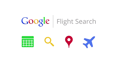 Logo de la recherche vol de Google