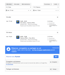 Google Ricerca Voli - Prenotare, salvare e condividere il volo