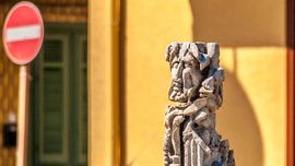 Bagheria - Aspra - Statua realizzata da Stefano Balistreri