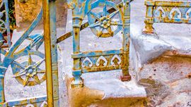 Cefalù - Balaustra dell'ingresso della Chiesa del Purgatorio