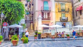 Cefalù - Scala verso la Rocca