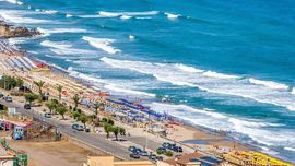 Cefalù - La spiaggia da sopra