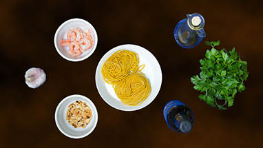 Ricetta - Spaghetti con gamberi a Marsala