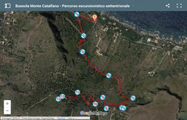 Bussola - Monte Catalfano - Percorso escursionistico settentrionale