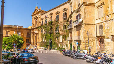 Agrigento - Town hall, basilica and theatre