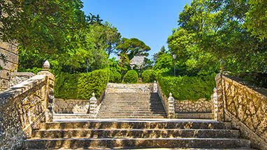 Trapani - Stairs at Monte Erice