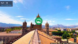 Photo Sphere Panorama on the roof of Palermo Cathedral