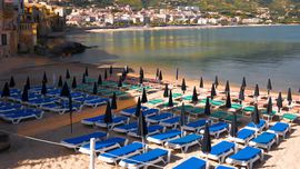 Cefalu - A morning at the beach of the old harbour