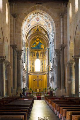 The medieval mosaics of Cefalu Cathedral