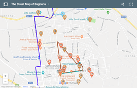 Bagheria - Street Map