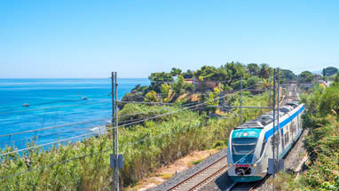 Holidays in Sicily - Using the train