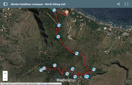 Compass - Monte Catalfano - North hiking trail