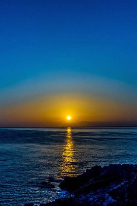 Sunrise over the Gulf of Termini Imerese