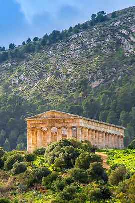The Greek temple of Segesta
