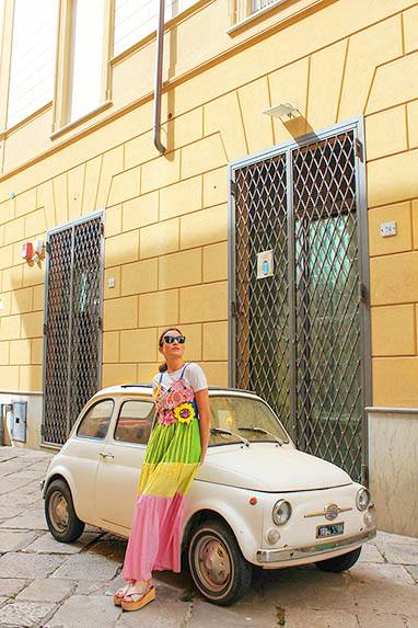 Sicily - Palermo - Fashion - Flower dress