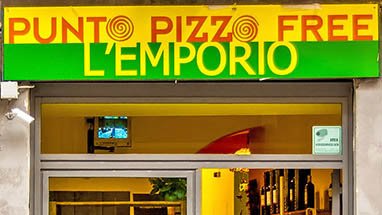 The shop 'Emporio Pizzo Free' is based on a supply chain free of mafia