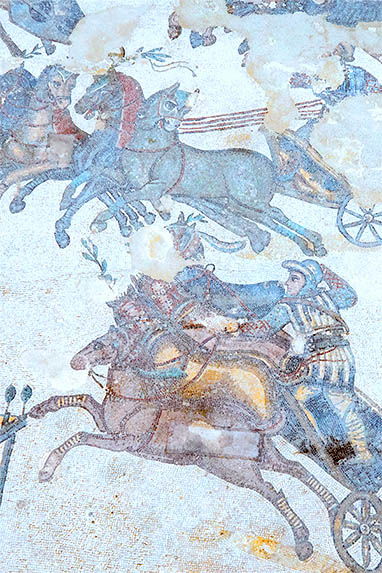Sizilien - Villa Romana del Casale - Mosaik - Wagenrennen