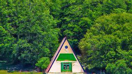 Eine Hütte in den Madonien