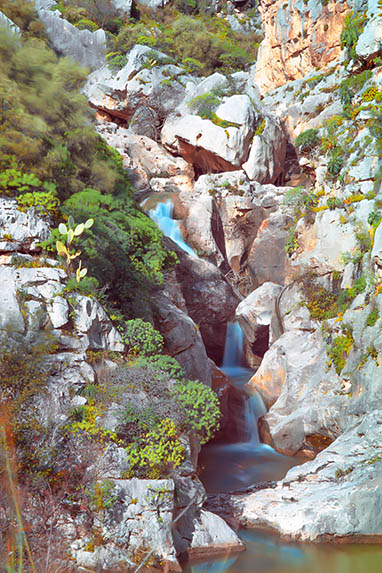 Sizilien - Landschaft - Gola del Drago - Der Wasserfall von Ficuzza
