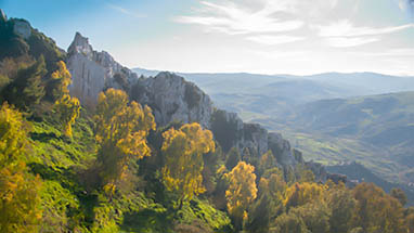 Sclafani Bagni - Blick auf die Madonien