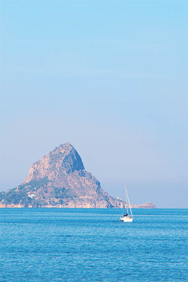 Sizilien - Altavilla Milicia - Segelboot