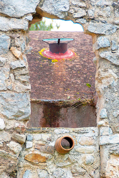 Sizilien - Cefalà Diana - Badehaus - Dach