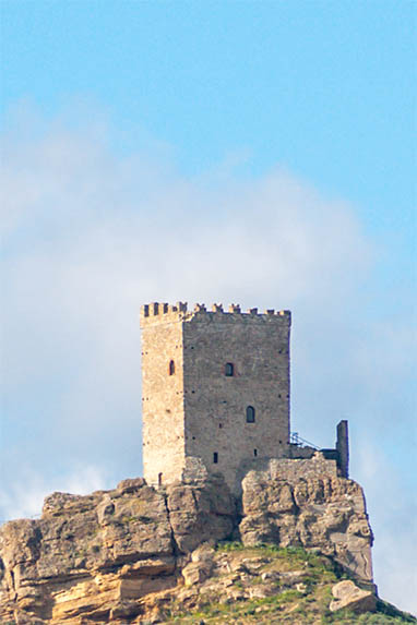 Sizilien - Cefalà Diana - Burgturm