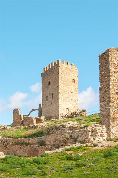 Sizilien - Cefalà Diana - Normannische Burg