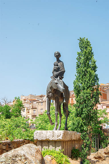Sizilien - Isnello - Statue