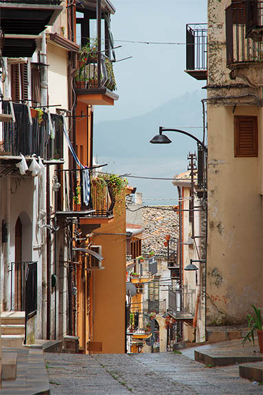 Sizilien - Piana degli Albanesi - Berge