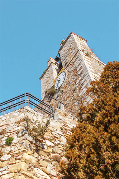 Sizilien - Sclafani Bagni - Turmuhr