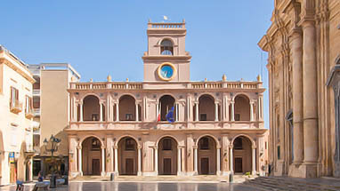 Marsala - Der Stadtrat Palazzo VII Aprile