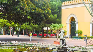 Palermo - Bar im Giardino Inglese