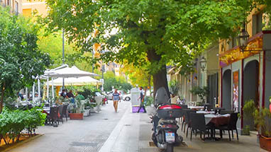Palermo - Bars in der Via Principe di Belmonte