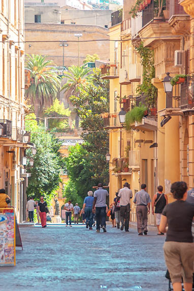 Sizilien - Agrigento - Fussgängerzone und Piazzale Aldo Moro