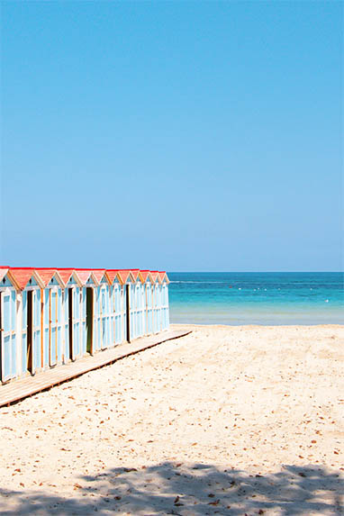 Sizilien - Mondello - Kabinen