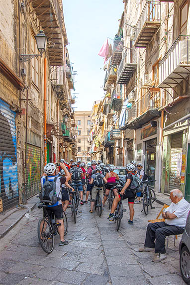 Sizilien - Palermo - Radtour durch die Altstadt