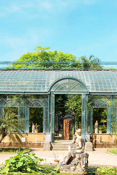 Sizilien - Palermo - Gewächshaus im botanischen Garten