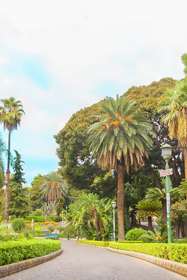 Sizilien - Palermo - Breiter Weg im Englischen Garten