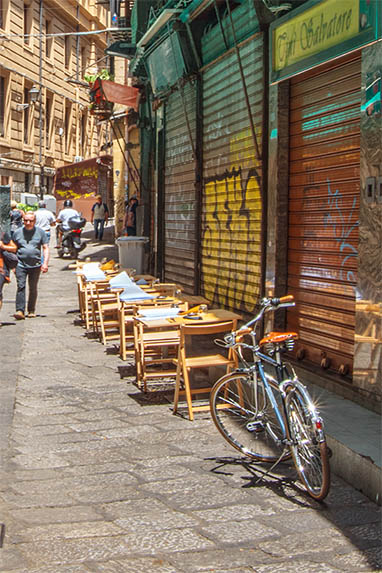 Sizilien - Palermo - Fahrrad - Gasse