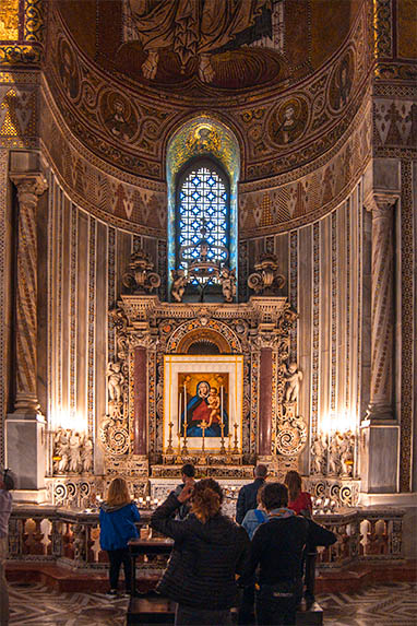 Sizilien - Palermo - Monreale - Altar