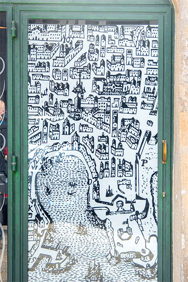 Sizilien - Palermo - Street Art - Altstadt-Karte