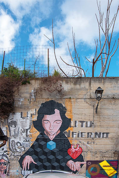 Sizilien - Palermo - Street Art - Herz